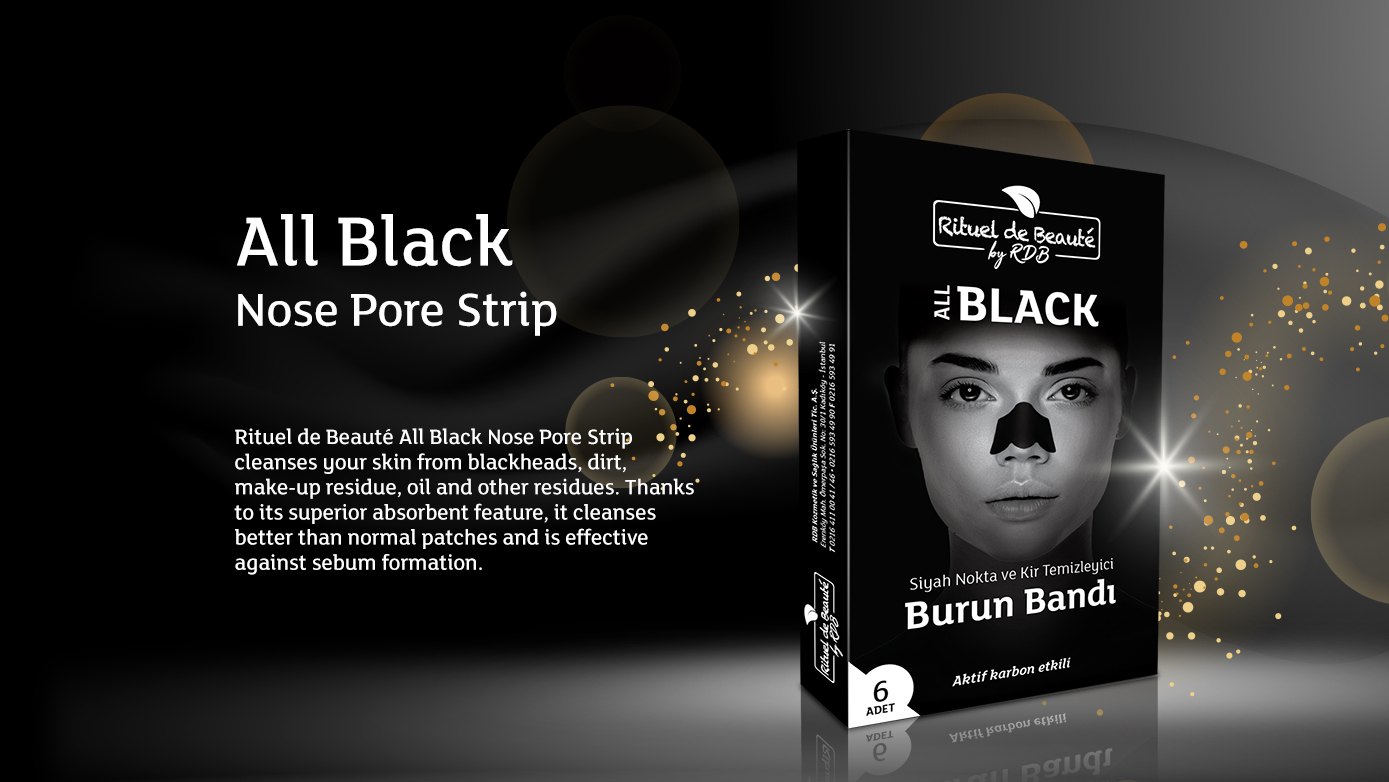 Rituel de Beaute All Black Siyah Nokta Burun Bandı Anasayfa Görseli
